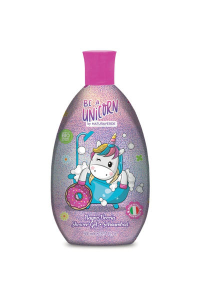 Naturaverde جل استحمام للأطفال بعطر اليونيكورن 500 مل