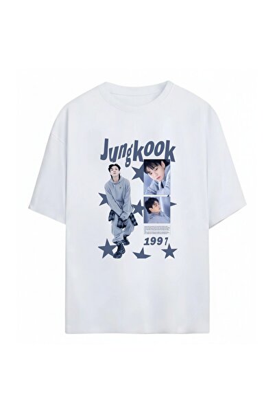 SVART WEAR Jungkook Bts Unisex Oversize %100 Pamuklu T-Shirt