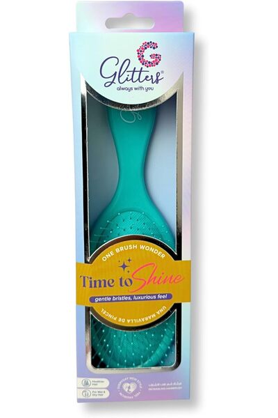 glitters فرشاة فك تشابك الشعر