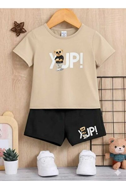 Nice Clothes ΚΑΛΟΚΑΙΡΙΝΟ ΠΑΙΔΙΚΟ ΣΕΤ ΜΠΛΟΥΖΑΚΙ-ΣΟΡΤΣ ΟΥΝΙΣΕΞ (ΜΕ ΣΤΑΜΠΑ YUPİ)