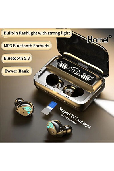 gen M13 Bluetooth Earbuds with MP3 Player TF Card Slot 2000mAh Power Bank LED...