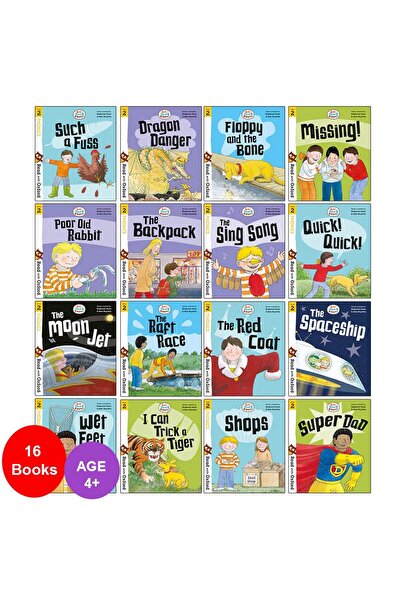 PHINDBOOKS Biff, Chip and Kipper Stage 2 Read with Oxford: 4+: 16 Books