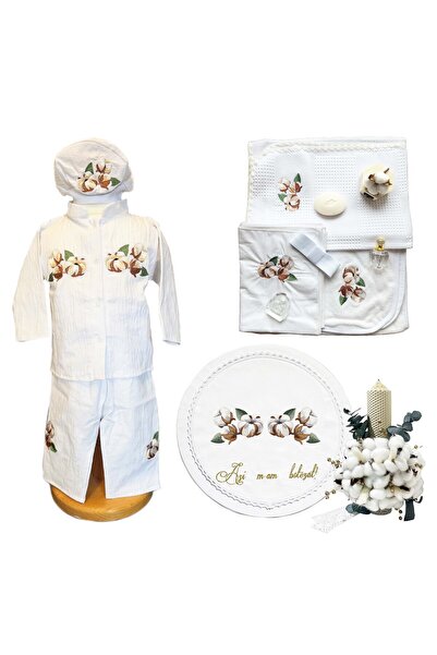 Gardinea Domain Gardinea Domain® 14-piece baptismal set with embroidered cott...