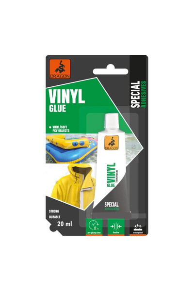 Dragon Strong adhesive for vinyl repairs, 20 ml, yellow