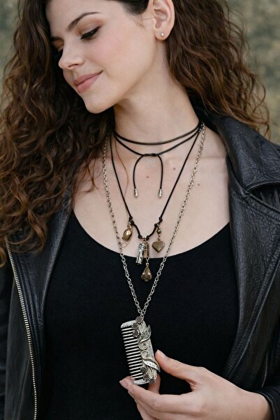 Unzilee Multi-Layered Combination Necklace Set – Gothic Bohemian Style Choker...