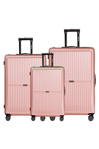 Generic 3 Piece Luggage Set, ABS Material, TSA Lock, 360° Wheels, Sizes (20/2...