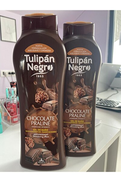 Tulipan Negro Set 2 x Gel de dus cu ciocolata