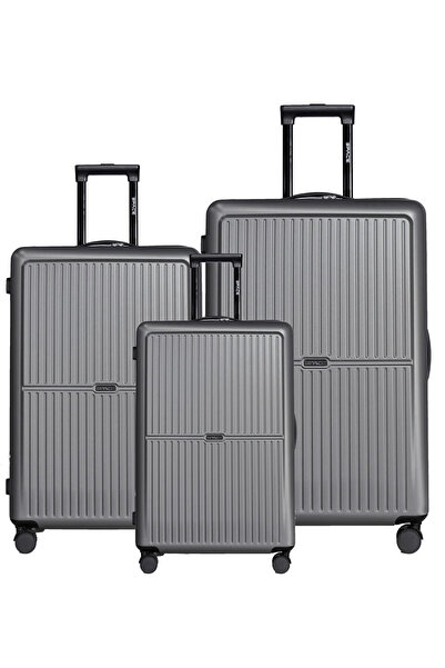 Generic 3 Piece Luggage Set, ABS Material, TSA Lock, 360° Wheels, Sizes (20/2...