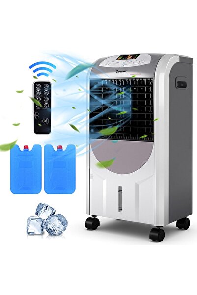 COSTWAY Aparat de aer condiționat mobil fără furtun de evacuare, 4 în 1: răci...