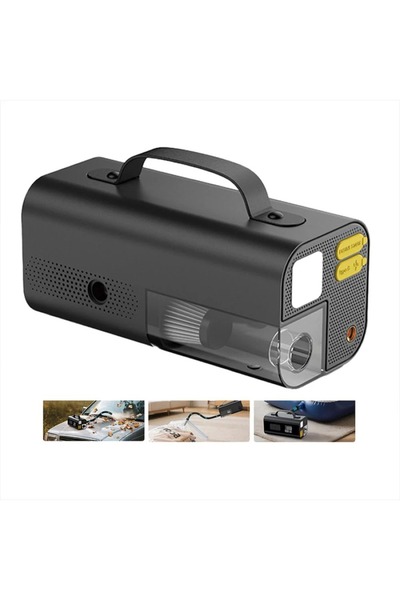 Denx DX3328 10-in-1 Emergency Car Jump Starter and Tire Inflator with Power Bank