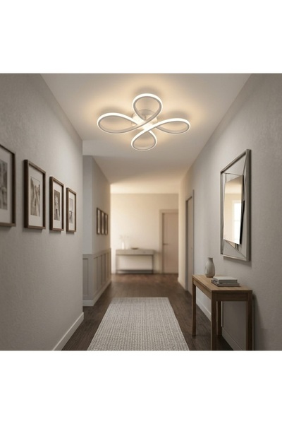 Lzy Avize Store Daisy 4’lü Beyaz Avize – Salon, Çocuk Odası, Mutfak ve Antre ...