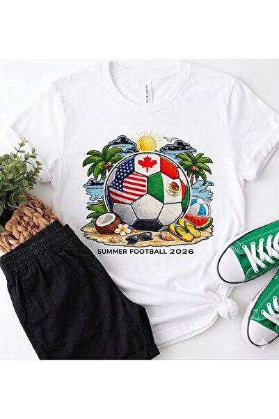 PENTHİLUS World Cup Shorts Set - World Cup Unisex Digitally Printed 2-Piece Set