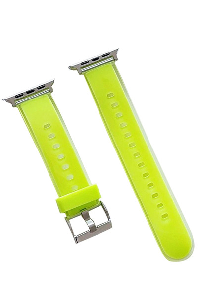 MOVENCHY Gld-Spt- Watch 38mm Jelly Silicone Strap (131850) - Green
