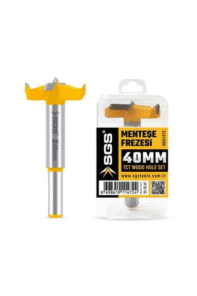 SGS Menteşe Frezesi Matkap Ucu - 40 mm. - 1 Adet