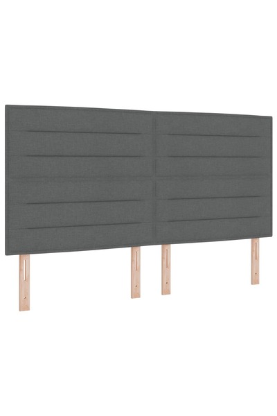 vidaxl LED signboard with LED strip lights Dark grey 180 cm Polyester