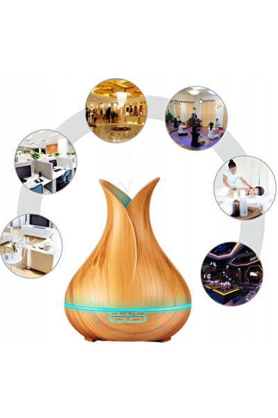 OEM Aromatherapy diffuser 130ml, ultrasonic humidifier, 7-color LED, BPA-free...