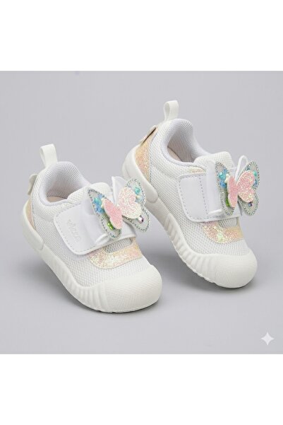 Vicco Sepira Velcro Children's Sports Shoes White