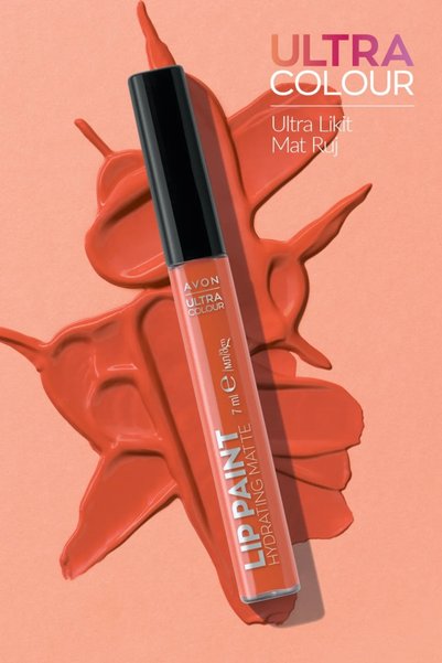 AVON Ruj mat hidratant Coral Shore – nuanta coral cald pentru buze catifelate 7 ml