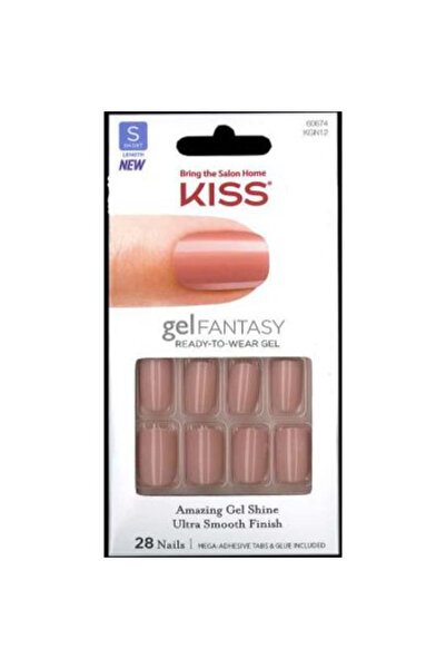 Kiss KGN12C أظافر جل قصيرة فانتازي 28 قطعة