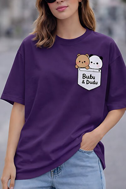 ArtYus Bubu & Dudu Printed Unisex Oversize T-Shirt – Cotton Crew Neck Casual ...