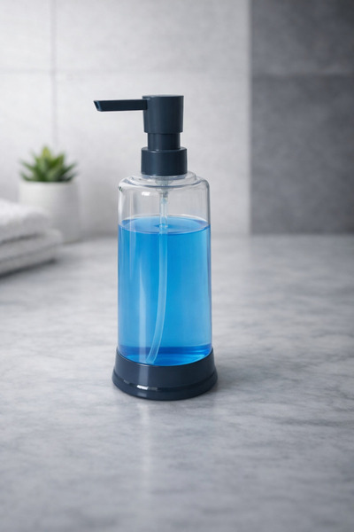 naturelove Dozator transparent de săpun lichid - Organizator de bucătărie pen...