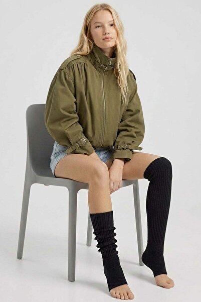 COTENCONCEPT Colanți subțiri din amestec de bumbac, fără degete, cu talpă și ...