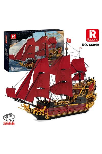 REOBRIX 66049 Kraliçe Anne'nin İntikamı Gemi Yaratıcı Yapı Blok Seti Building...