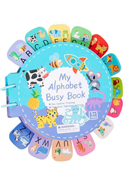 Twisoo Alphabet Busy Book for Toddlers ABC Learning Activity Book for Kids Ag...