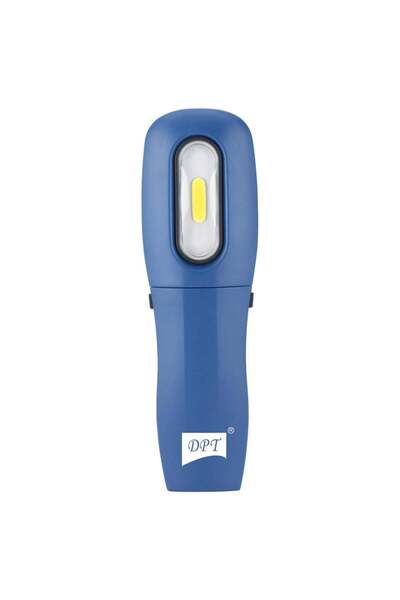 DPT كشاف المخيمات اضاءة LED، كشاف جلسة خارجية، ازرق، 220 لومينز