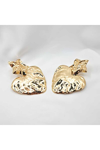 MYGRACE Drop Earrings - alloy, metallic, textured
