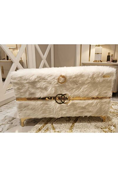 Özyer Çeyiz Özyer ceyiz sandığı Tekli Ceyiz sandığı puf tuylu model lolita kumaş