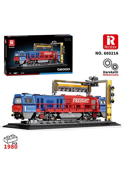 REOBRIX Technic 66021 Avrupa Yük Treni G2000 (European Freight Train) Yaratıc...