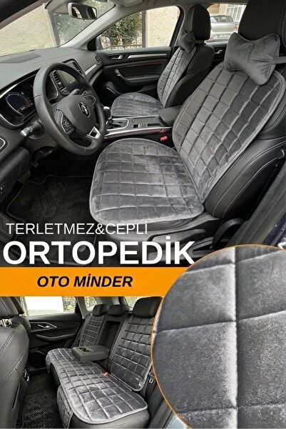 LEVVİA RENAULT MEGANE 4 PREMİUM BABYFACE SU GEÇİRMEZ OTO MİNDER SETİ-GRİ