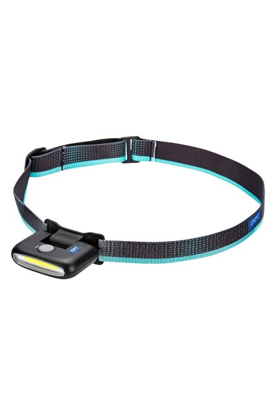 DPT مصباح أمامي LED للتخييم، مصباح يدوي، أسود، 20 لومن