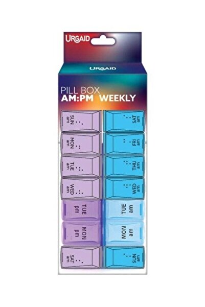 Urgaid Pill Box AM:PM Weekly