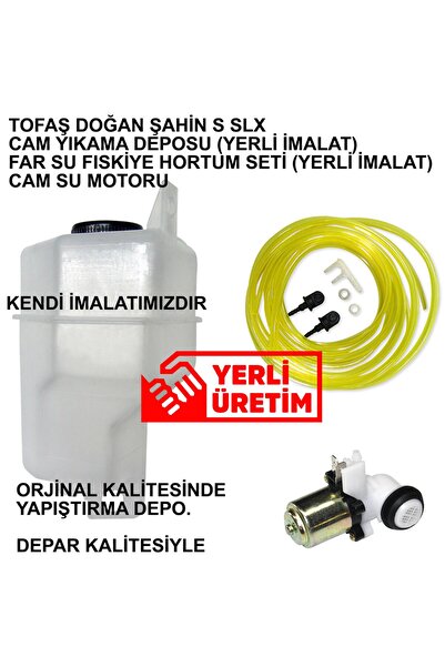 Depar TOFAŞ DOĞAN KARTAL ŞAHİN S SLX CAM SU DEPOSU+MOTORU+SU FISKİYE TAKIMI