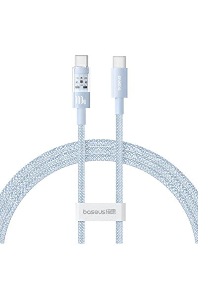 Baseus Cablu USB-C la Type-C, Super Fast Charging 100W, 2m - Gem (P1037300031...