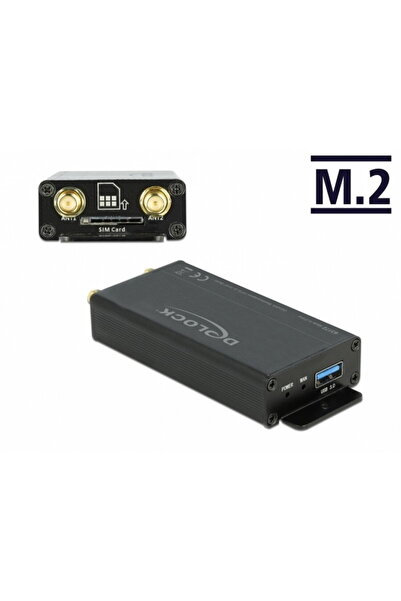 DELOCK Convertor USB 3.0 pentru M.2 Key B cu slot SIM si enclosure, 63172