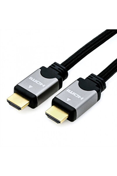 Roline Cablu HDMI High Speed + Ethernet T-T 10m Negru/argintiu, 11.04.5855