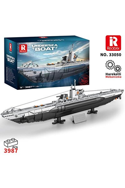 REOBRIX 33050 Denizaltı Yaratıcı Yapı Blok Seti Building Blocks (Strategic U-...