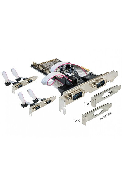 DELOCK Placa PCI Express cu 6 x Serial RS232, 89347
