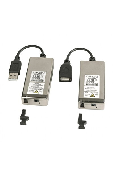 LİNDY Extensor USB 2.0 200m prin fibră optică LC, L42702