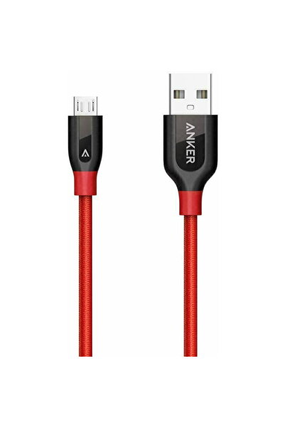 Anker Cablu Micro USB Premium PowerLine+ Nylon 0,91 Metri Rosu