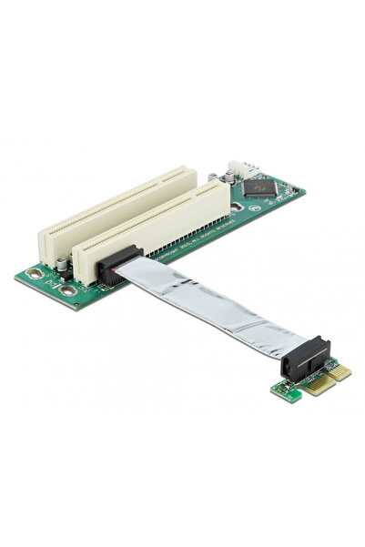 DELOCK Placa PCI Express la 2 x PCI 32 Bit 5V cu cablu flexibil 9 cm, 41341