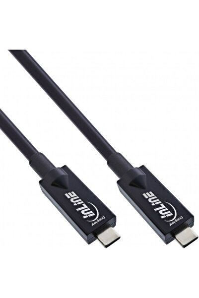 In-Line Cablu USB 3.2 Gen2 type C AOC 4K144Hz 60W HDR10 T-T 5m, InLine IL35795A