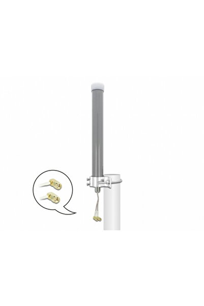 DELOCK Antenă exterioară Multiband LTE WLAN 2.4 GHz 1 x mufă SMA 1 x mufă RP-...