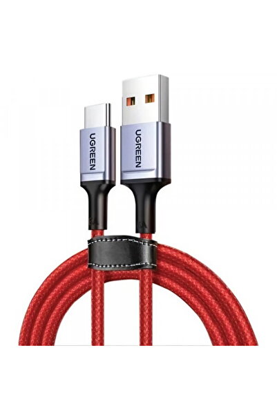 Ugreen Cablu Date si Incarcare USB-A - USB-C US505, 60W, 1m, Rosu