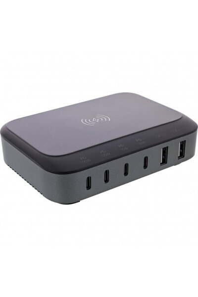 In-Line Charging station (wall charger) 4 x USB Type C / 2 x USB-A GaN 100W /...