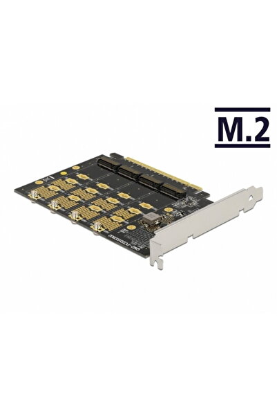 DELOCK PCI Express cu 4 x NVMe M.2 Key M - Bifurcație, 89017