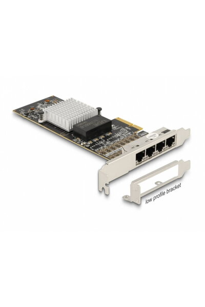 DELOCK PCI Express la 4 x RJ45 Gigabit LAN i350, 88606